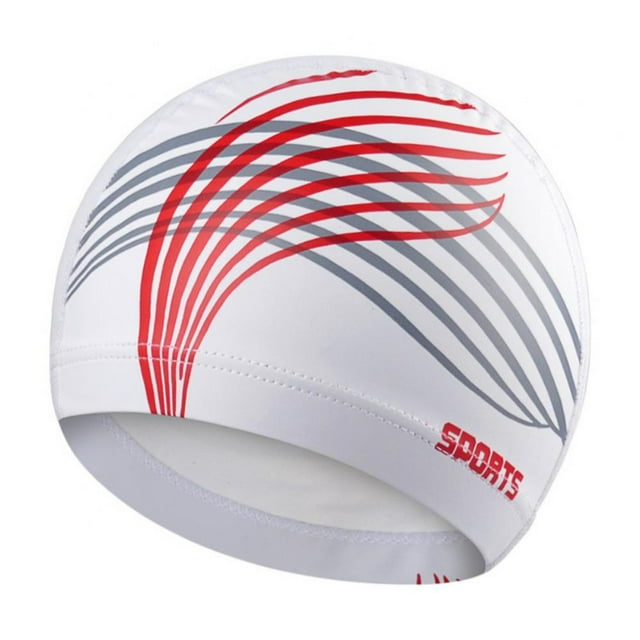 Swimming CapsAdult Bathing Hat for Long Short Hair PU Swim Caps