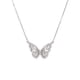 thumbnail image 1 of Joyería de las mujeres Elegante chapado en oro collar de plata de cristal collar de diamantes de imitación, 1 of 3