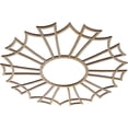 thumbnail image 2 of 20"OD x 7"ID x 3/8"T Augustus Wood Fretwork Pierced Ceiling Medallion, Hickory, 2 of 3
