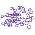 thumbnail image 1 of Unique Bargains Open Jump Rings, 8mm Colorful O-ring Connectors for DIY Crafts Jewelry Making, Carbon Steel, Deep Purple, 100Pack, 1 of 5