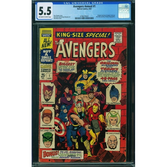 Avengers Annual #1 - CGC 5.5 Comic Book