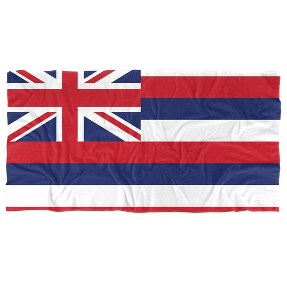Hawaii Flag Officially Licensed Beach Towel 30' X 60'