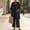 Black, variant on Women's 3 Piece Outfit Set Short Sleeve Tops with Open Front Cardigan, High Waist Wide Leg Palazzo Pants, Casual Linen Look Lounge Wear, Summer Vacation Beach Matching Set Camel S