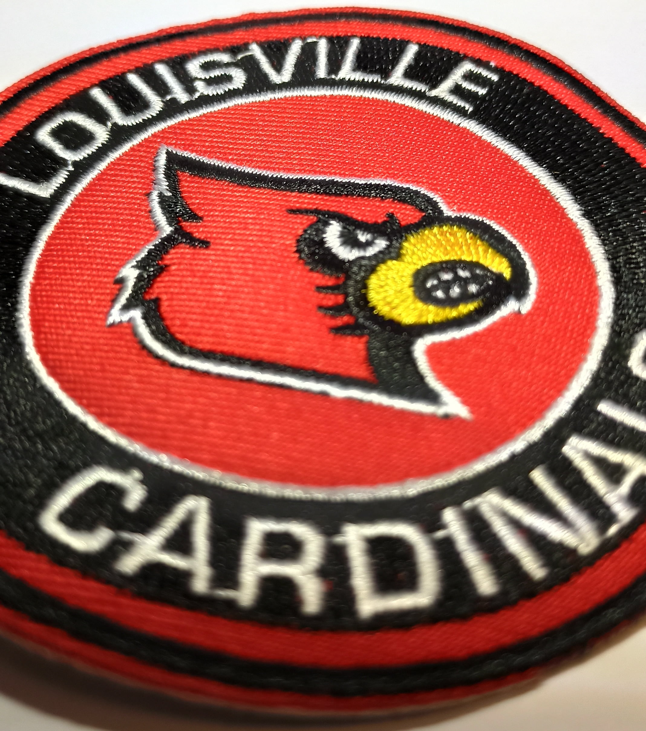 Louisville University Cardinals Vintage Mascot Iron-on Patch 