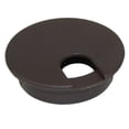 thumbnail image 2 of 2 1/2" CUT-HOLE SIZE Brown Round Wire Management Grommet with Removable Lid, 2 of 2
