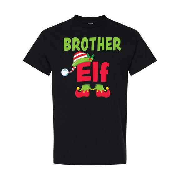 Inktastic Christmas Brother Elf T-Shirt