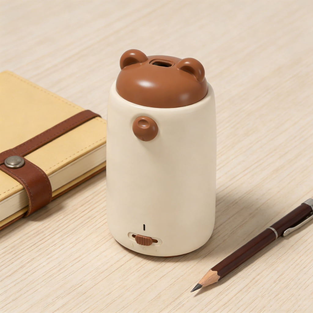 Smart Automatic Pencil Sharpener With Light Display Safe For To Use Everywhere