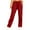 Red, variant on BLVB Women's Wide Straight Leg Sweatpants Trendy Drawstring Baggy Sweatpants High Waisted Casual Trousers Jogger Pant