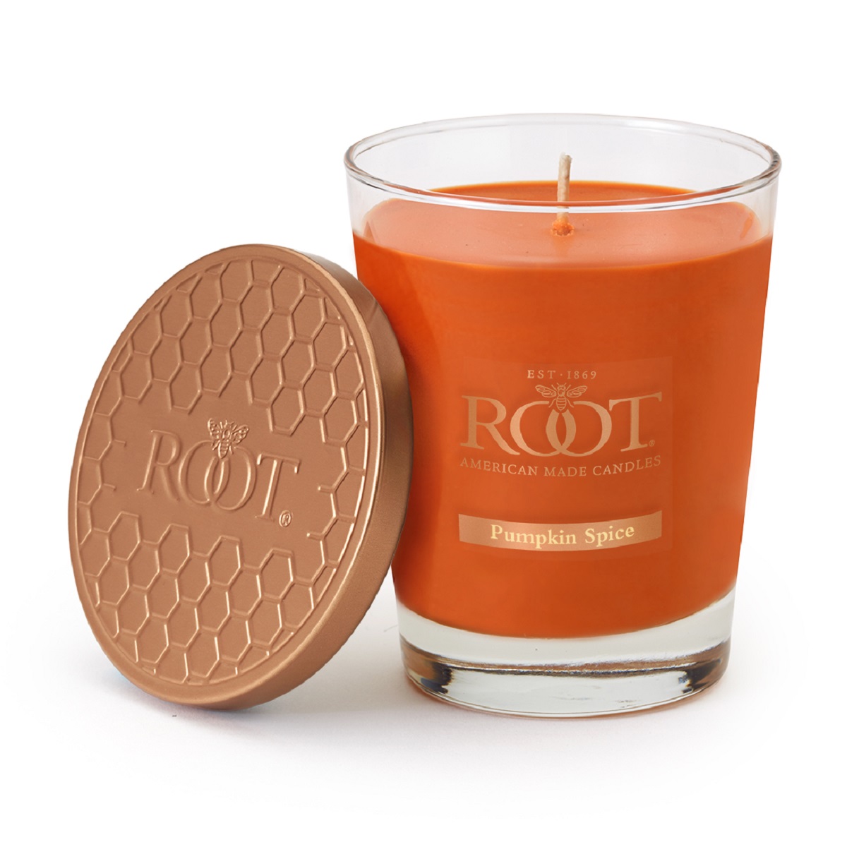 ROOT Candles Pumpkin Spice 10.5 oz Large Veriglass Jar