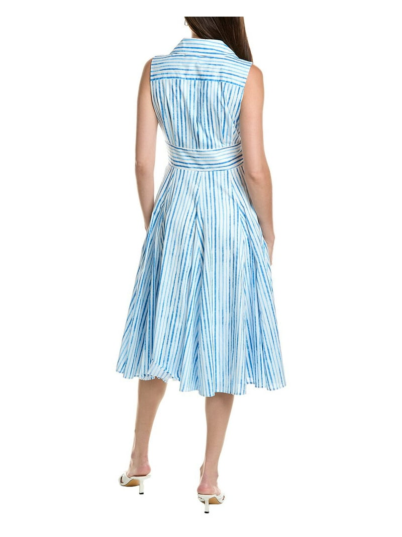 blue tahari dress T-Tahari Royal Paisley Dress main image 1