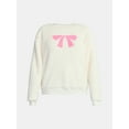 thumbnail image 5 of No Boundaries Sleepwear Teddy Fleece Pullover, Lightweight, Women’s, 5 of 5