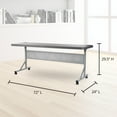 thumbnail image 4 of National Public Seating BPFT Series Plastic Training Table in Charcoal Slate, 4 of 10