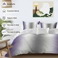 thumbnail image 3 of Queen 4 Piece Bedding Set Abstract Gradient Purple Gray Soft Breathable Duvet Cover and Pillowcase, Ombre Modern Art Duvet Cover Set Bed Sheets for Bedroom Dormitory Guest Room, 3 of 9