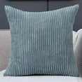 thumbnail image 2 of Pillowcase Home Textile 20" X 20" Modern Contemporary Transitional Navy Blue Striped Polyester Throw Pillowcase ( 2 Count) Home Decoration Suitable for Living Room and Bedroom, 2 of 7