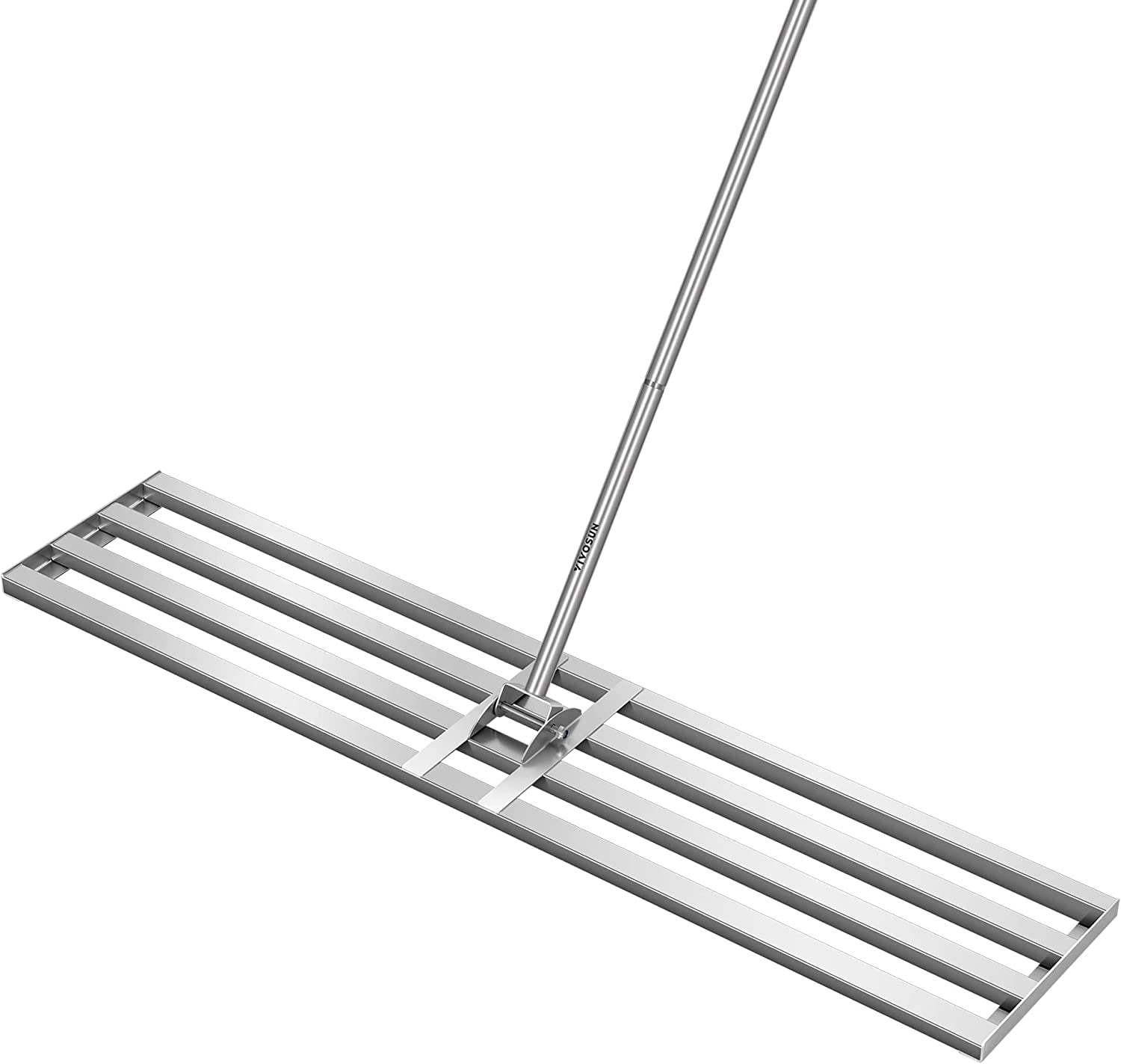 VIVOSUN Lawn Leveling Rake 48" x 10" x 72", HeavyDuty Stainless Steel
