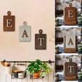 thumbnail image 6 of Dserhfy Wooden Eat Sign Set Cutting Board Kitchen Decor Sign Rustic Wall Art Eat Sign for Home Dining Room Restaurant Coffee Shop, 6 of 7