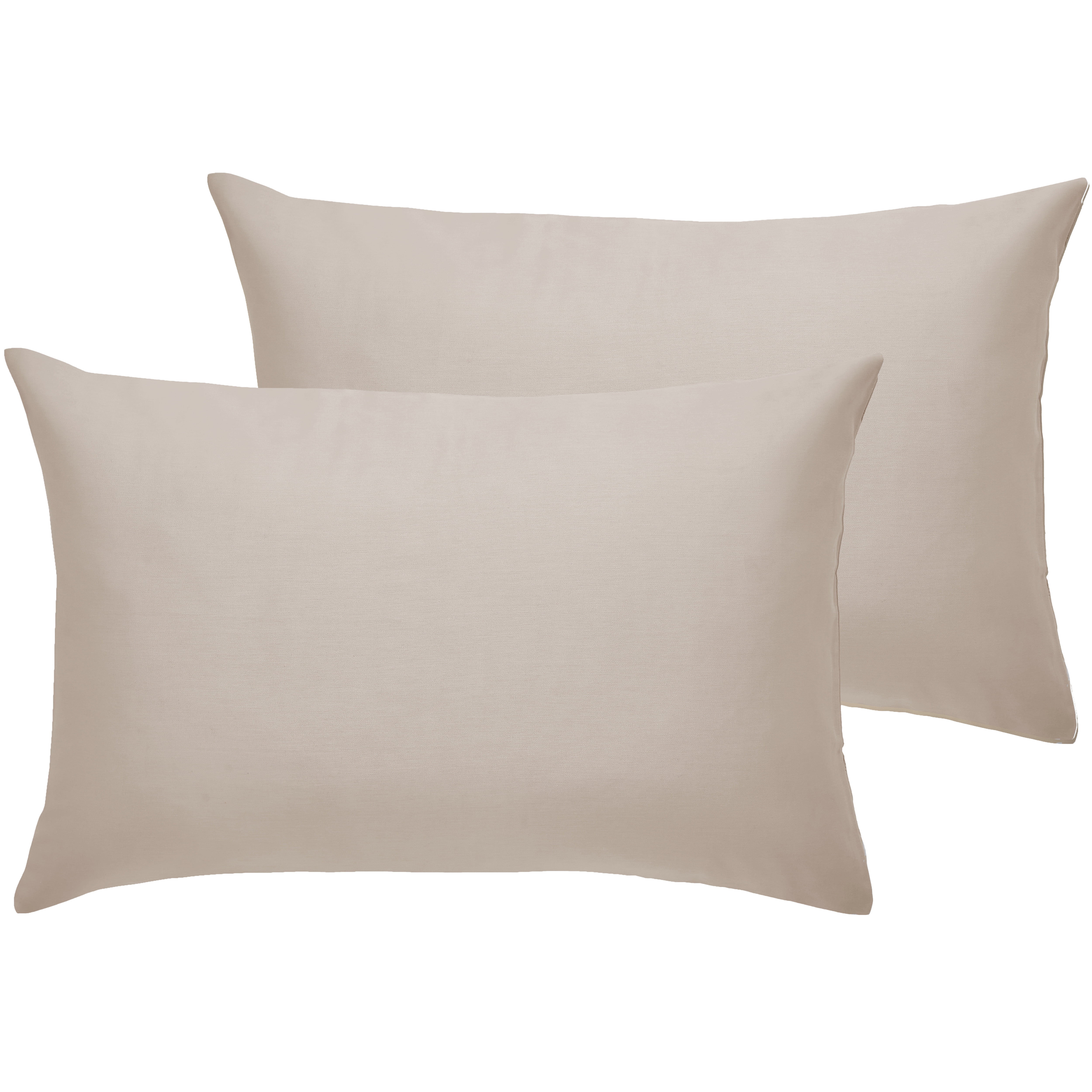 California Design Den 100% Cotton Standard Pillow Cases, Set of 2, Soft ...