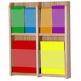 thumbnail image 2 of Wooden Mallet 4 Magazine and 8 Brochure wall Display in Light Oak, 2 of 3