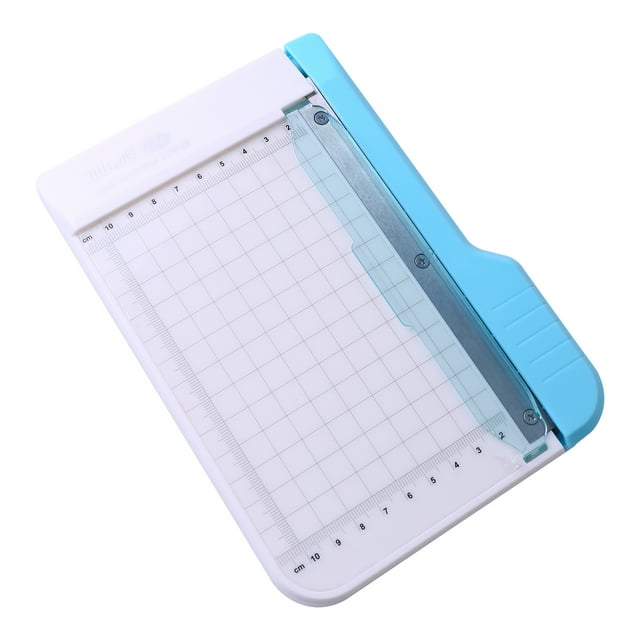 Paper Trimmer, KW-trio Mini Paper Trimmer 6-Inch Guillotine Paper Cutter Photo Cutting Machine 10 Sheets Capacity Paper Slicer with Grid Line and Scale Design for Home Office School