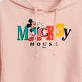 thumbnail image 3 of Disney - Mickey Mixed Fonts   - Juniors Cropped Pullover Hoodie, 3 of 5