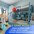thumbnail image 6 of Indoor Basketball Hoop with LED Lights & Scoreboard,  Basketball Set for Kids Ages 5-12, Foldable Design for Home & Office, 6 of 6