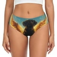 thumbnail image 1 of Balery Golden Cloud Winged Dog Ropa Interior de Algodón para Mujer con Dibujo – Braguitas Cómodas y Elásticas, Estilo Clásico-XX-Large, 1 of 6
