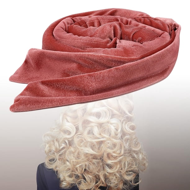 ñas Heatless Curling Rod Diadema Sleeping Hair Styling Herramientas Rizadores de cabello Rojo Colcomx Cintas para la cabeza con varilla para rizar