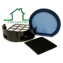 Hoover T-Series Windtunnel Bagless Upright Filter Kit; (1) Pre-Filter (303173001), (1) Exhaust HEPA Filter (303172001), (1) Carbon Odor Eliminating Filter (303172002), by Casa Vacuums