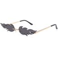 thumbnail image 1 of HAHDAXIA Lunettes de Soleil Polygone Flamme pour Femmes Sans Monture Fête Colorées Punk Lunettes Cosplay Lunettes Hommes, 1 of 7