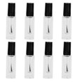 thumbnail image 1 of 8 Pcs Refillable Nail Polish Bottles Transparent Glass Nail Varnish Rectangle Bottles 7ml, 1 of 5