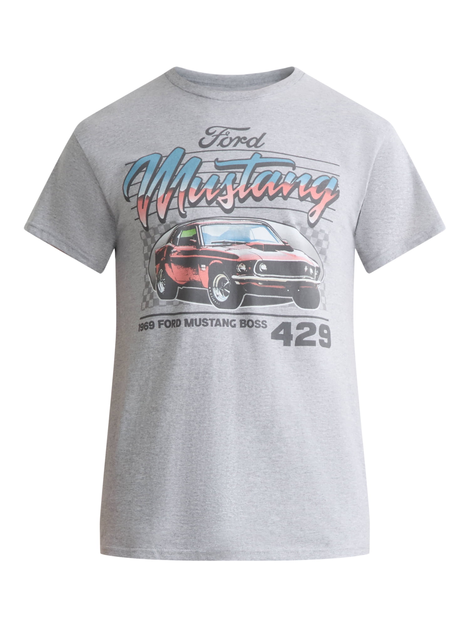 Ford Mustang Men's and Big Men's Graphic Tee with Short Sleeves, Sizes S-3XL
