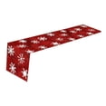 thumbnail image 4 of Tnarru Christmas Table Runner Christmas Decoration Portable Reusable Xmas Tablecloth Rectangular Table Cover for Party Home Festival 33cmx183cm, 4 of 7