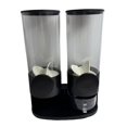 thumbnail image 2 of Dispensador de cereales, contenedor de almacenamiento de alimentos de 3 l, contenedor hermético multifunción, cubo de arroz para encimera, vestíbulo, cubos dobles, 2 of 8
