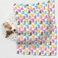 thumbnail image 6 of Naloa Colorful Rabbit Dog Blanket, 3 Sizes Cat Blanket for Indoor Cats Large Medium Small Dog Gifts-Medium, 6 of 8