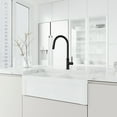 thumbnail image 3 of VIGO Bristol Single Handle Pull-Down Sprayer Kitchen Faucet in Matte Black, 3 of 14