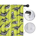 thumbnail image 4 of Blackout Kids Curtains,Green Dinosaurs Skeletons Pattern Childrens Insulated Curtains Set Of 2,Bedroom Essentials,Toddler Room Decor 52"x84", 4 of 5