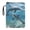 Dolphin, variant on HELLHERO Colorful Rose Butterfly Book Sleeve Polyester Fabric Book Cover Carrying Case Book Storage Bag with Lightweight Book Protector Church Bible Bag