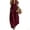 Wine, variant on Guluxicc Jumpsuits for Women Casual Summer Sleeveless V Neck Button Down Overalls Beach Travel Vacation Rompers with Pockets