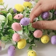 thumbnail image 2 of 6.9FT Easter Garland Spring Vine with Easter Eggs Flowers Berries for Rustic Mantle Arch Home Table Tree Decoration, 2 of 5