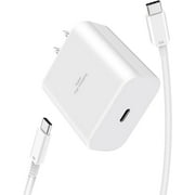 45W USB C Fast Charger For Samsung Galaxy S22 Ultra -Super Fast Charging 45W Wall Charger with 3.3FT USB C Cable - White