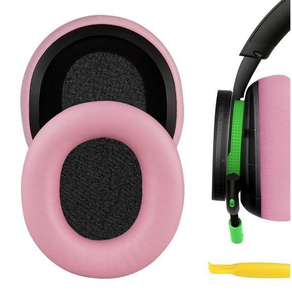Geekria NOVA Replacement Ear Pads for Microsoft Xbox Wireless, Stereo Headset 20th Anniversary Special Edition Headphones, Ear Cushions (Pink)