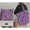thumbnail image 5 of Soimoi Purple Rayon Fabric Flower & Butterfly Print Fabric by Yard 42 Inch Wide, 5 of 5