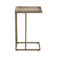 thumbnail image 3 of COZAYH Farmhouse C Table End Table, Distressed Beaded Edge Tray Top Side Table, 3 of 5