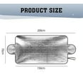 thumbnail image 5 of PATLOLLAV Windshield Cover for All Seasons, Car Shade Front Windshield | Windshield Snow Cover, Reversible Windshield Protector for Sun Snow, Fits Any Car, 5 of 8
