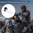 thumbnail image 3 of Motorcycle Helmet Accessories Decoration Cute Black Cat Ears with Blue Streamer for Motorcycle Bicycle Skiing Helmets Black Pink Plush Sticker 2 Set, 3 of 6