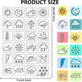thumbnail image 2 of Weather Clear Stamps Transparent Silicone Stamp Mini Weather Silicone Seals Stamp, 2 of 9