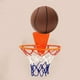 thumbnail image 4 of Baloncesto silencioso con aro de juguete, portátil, sin sonido, ligero, para niños Café Tamaño 7, 4 of 9