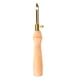 thumbnail image 1 of Aguja de tambor colorida portátil de metal de aguja de bordado con mango de madera, dorado Vogacara HA002171-01, 1 of 6
