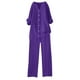 thumbnail image 5 of Conjunto de 2 piezas para mujer: pantalones anchos con cintura elástica y blusa de manga larga - Ropa informal para todas las estaciones - Poliéster, tallas S-XL, 5 of 5