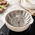 thumbnail image 5 of Foldable Stainless Steel Steamer Basket with Handle, Adjustable Steaming Rack for Various Pots, Vegetables, Seafood and Dumplings, 5 of 8